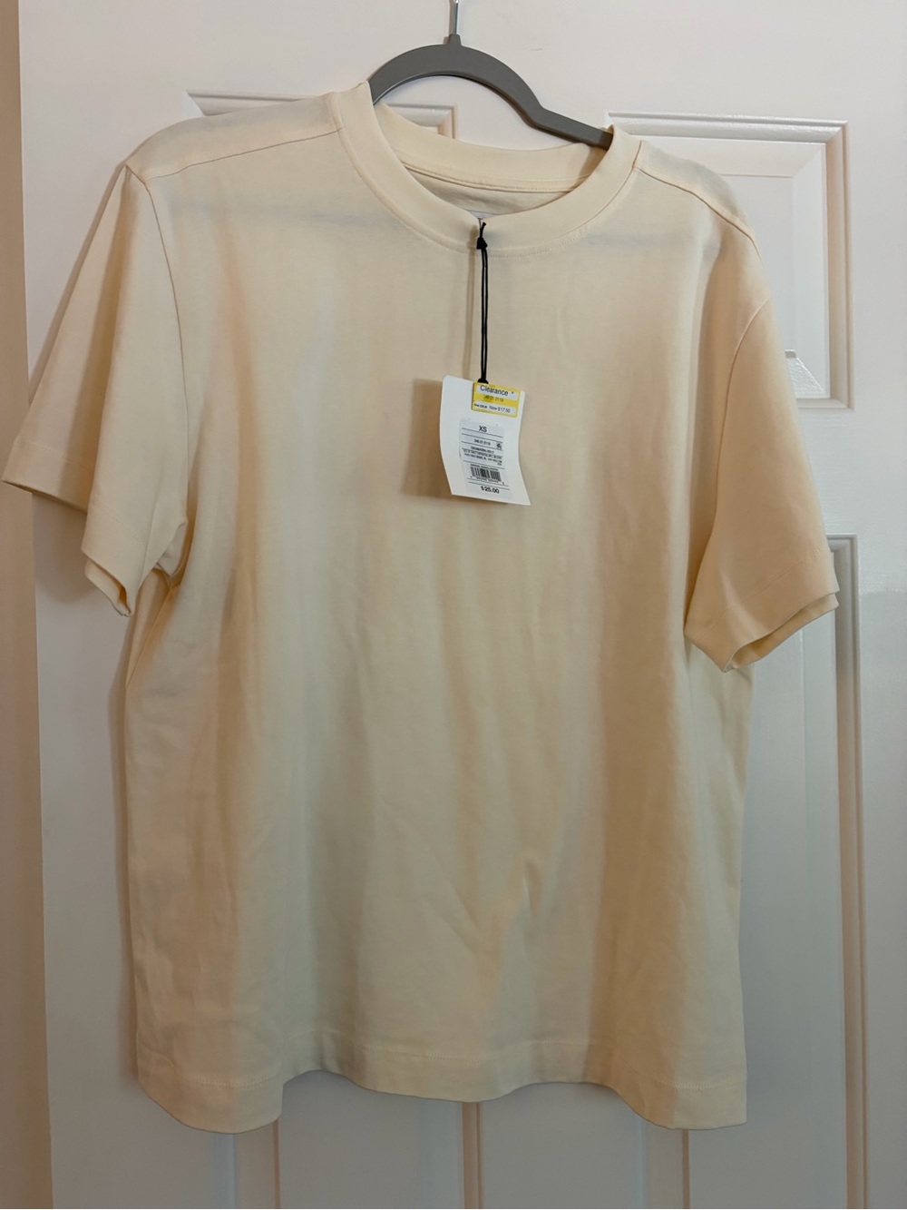 Women’s Classic Crew Neck T-Shirt - Cream